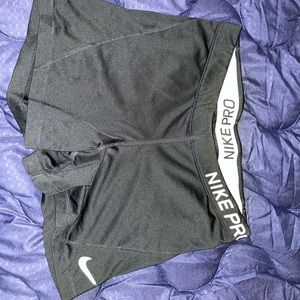nike pros, almost brand new, lightly worn, great condition